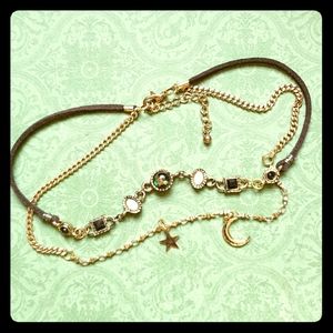 Free People Layered Gold Charm Choker